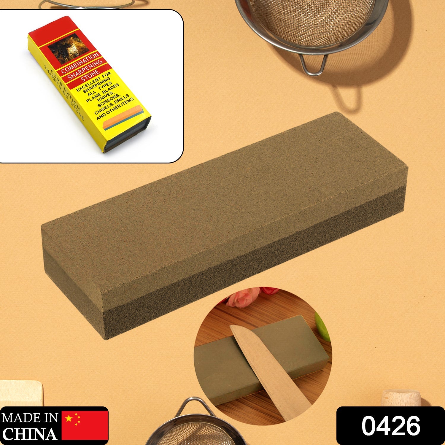 Thickened whetstone for sharpening knives, scissors, and axes, durable and safe. Thickened whetstone for sharpening knives, scissors, and axes, durable and safe.
